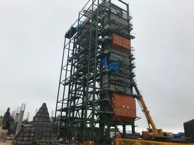 Stahlbau-Skelettkonstruktion